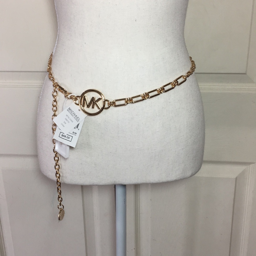 💛MICHAEL KORS💛MK LOGO CHAIN BELT